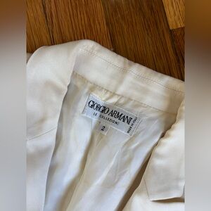 Giorgio Armani Ivory Jacket